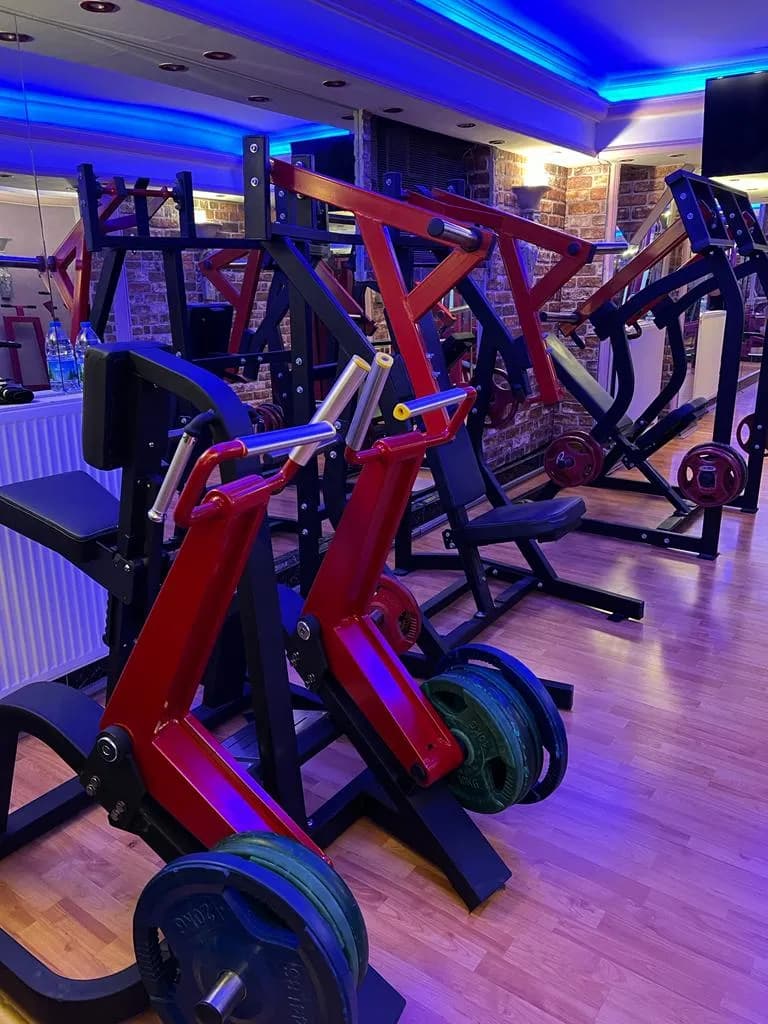 World Body Gym ağırlık makineleri bölümü - bacak ve gövde izolasyon makineleri