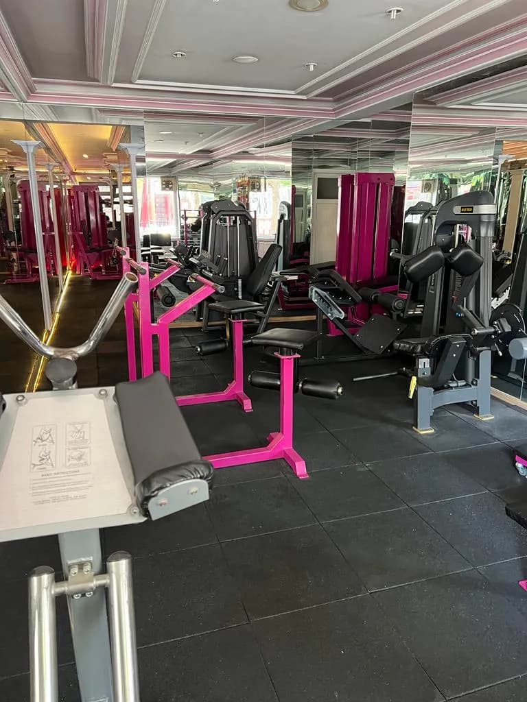 World Body Gym izoleli kas grubu makineleri bölümü
